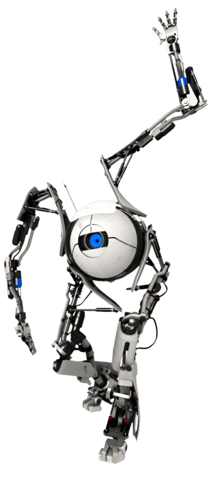 This is the Avatar Image for the Atlas (Portal 2) AI Voice and Text to Speech Generator